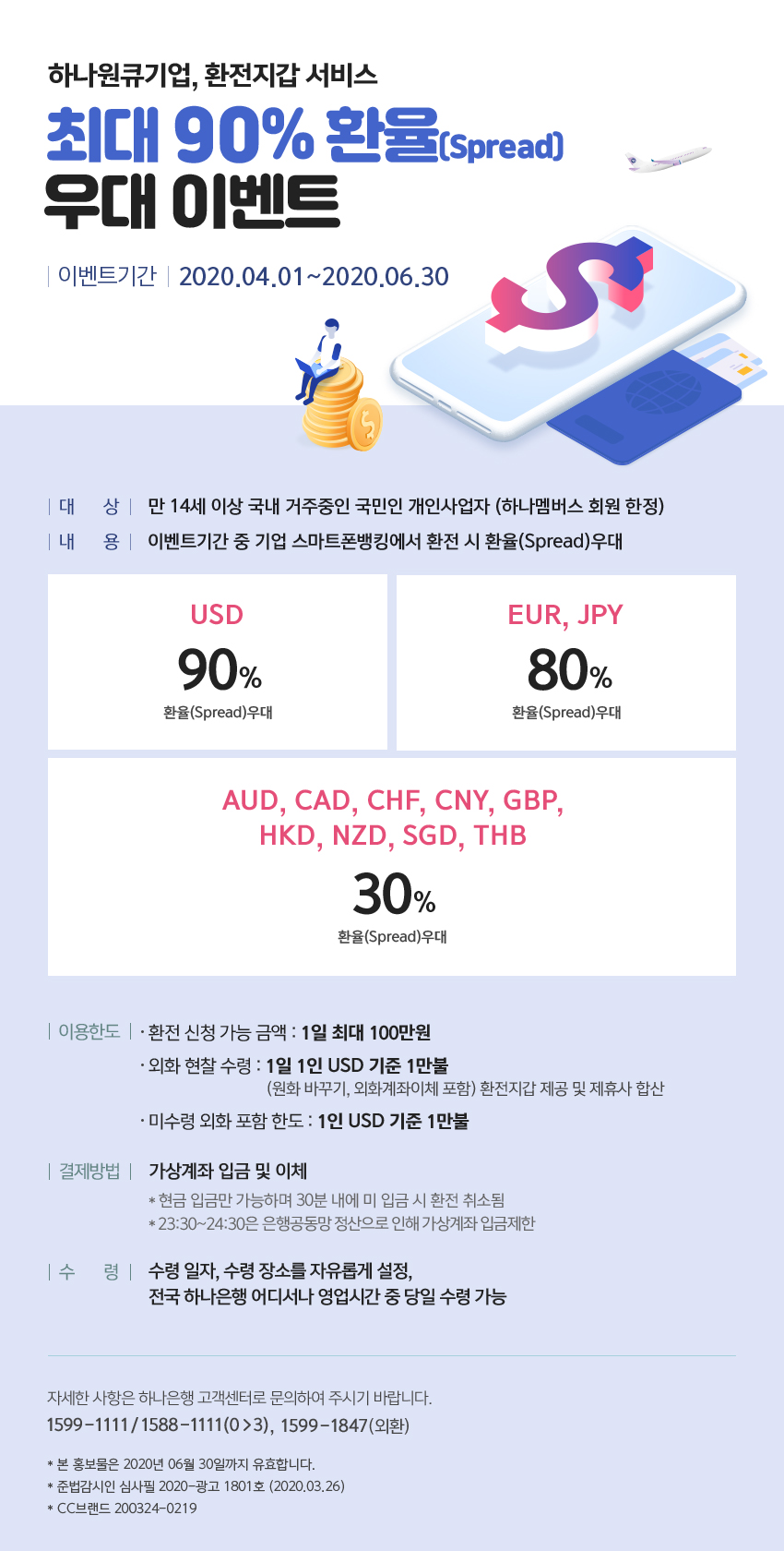 최대 90% 환율 우대 이벤트